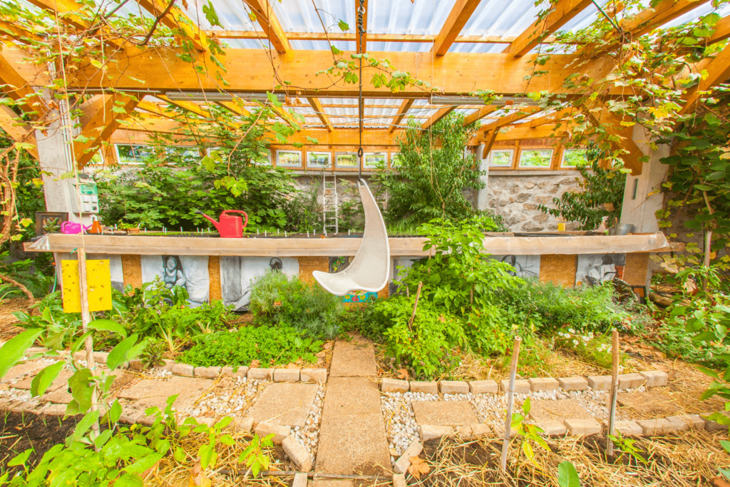 Greenhouse at the Veduna Retreats Center