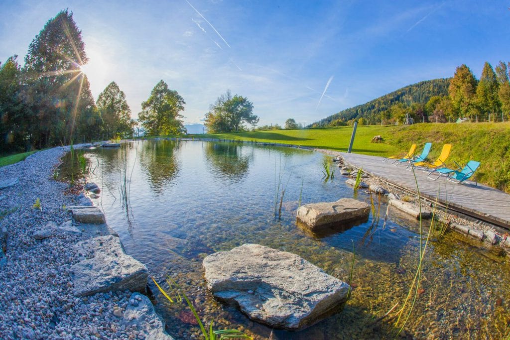 Pool location at the Veduna Retreats Center